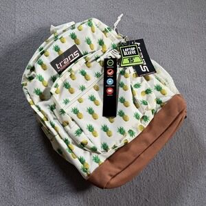 Trans Jansport 15" Laptop Super Cool OEM Tropic Gold Pineapples Sleeve Backpack